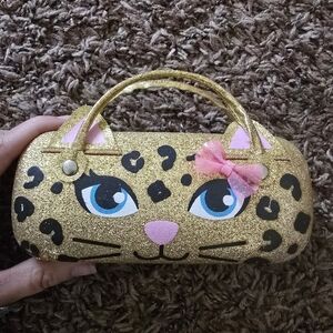 Cheetah hard glasses case